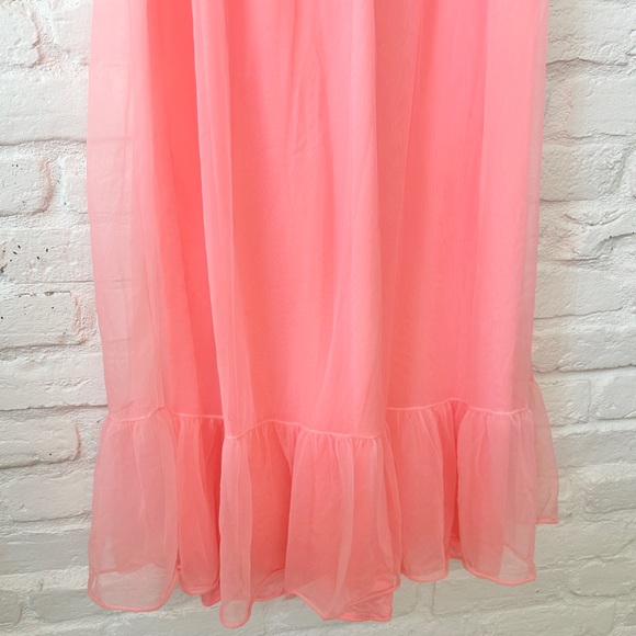 Pink Ruffle Maxi Dress - Picture 5 of 5